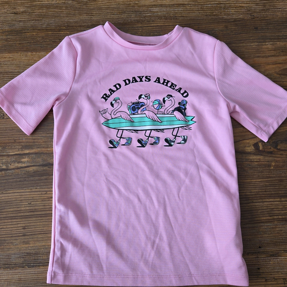 Old Navy Pink Kids Swim Rashguard
